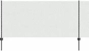 vidaXL Geschwei&szlig;ter Drahtzaun 10 x 1 m PVC-beschichteter Stahl (3336821)