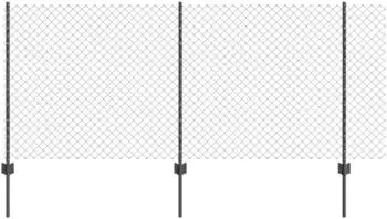 vidaXL Kettenzaun mit Pfosten 10 x 1 m PVC-beschichteter Stahl (3336260)