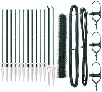 vidaXL Schweißdrahtzaun mit Spikes 25 x 1 m (3353096)