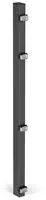 Alberts Zaunpfosten "60x40 mm f&uuml;r Doppelstabmattenzaun" 107,5 cm, zur...