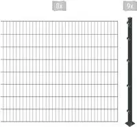 Arvotec Einstabmattenzaun "ESSENTIAL 160 zum Einbetonieren" Zaunh&ouml;he 160 cm,