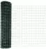 vidaXL Geschweißter Drahtzaun 10 x 1 m PVC-beschichteter Stahl (3335983)