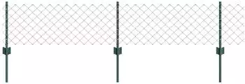 vidaXL Kettenzaun mit Pfosten 10 x 0,4 m (3336237)