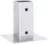 vidaXL Quadratische Pfostenträger 4 Stk. silber 71x71mm Stahl (42000006)