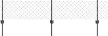 vidaXL Kettenzaun mit Pfosten 10 x 0,4 m (3336265)