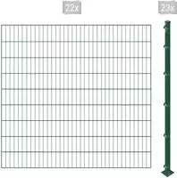 Arvotec Einstabmattenzaun "ESSENTIAL 180 zum Einbetonieren" Zaunh&ouml;he 180 cm,