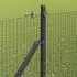 vidaXL Schweißdrahtzaun mit Spikes 25 x 1,5 m (3352212)