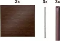 Alberts Dichtzaun "Palitio, Profilh&ouml;he 150 mm" Aluminium, verschiedene Dekore...