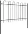vidaXL Gartenzaun 9 Stk. Grau 15,3 x 1,2 m Pulverbeschichteter Stahl (3334176)