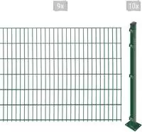 Arvotec Doppelstabmattenzaun "EASY 123 zum Aufschrauben" Zaunh&ouml;he 123 cm,...