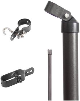 Alberts Zauneck-Set H: 100 cm zum Einbetonieren anthrazit