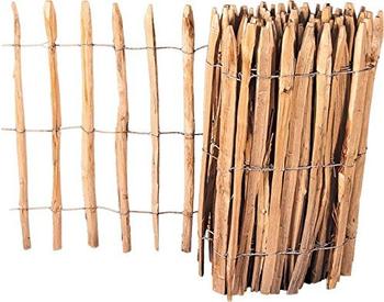 T&J Rollo Rollzaun Haselnuss BxH: 8-10 x 120 cm