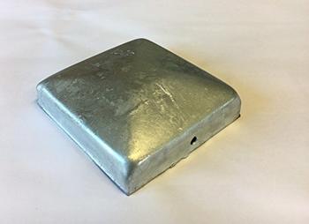 T&J Pfostenabdeckung aus Metall 9 x 9 cm