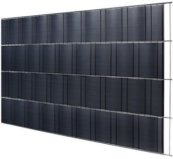 Floraworld Sichtschutzstreifen Comfort PVC LxH: 2015 x 24 cm grau