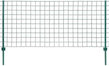 vidaXL Metallzaun Stahl 20 x 1 m Gr&uuml;n (142815)