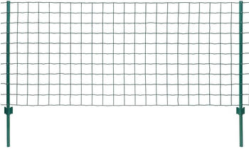 vidaXL Metallzaun Stahl 20 x 1,5 m Gr&uuml;n (142813)
