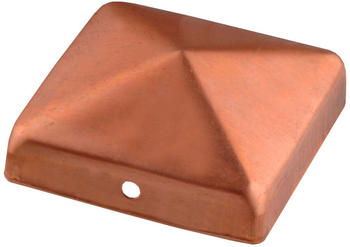 Connex Pfostenkappen Kupfer 9 x 9 cm