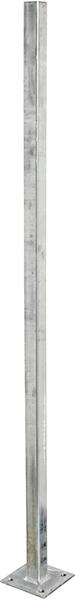 Alberts Zaunpfosten Universal zum Aufschrauben 1020 x 30 x 30 mm feuerverzinkt grau (28669942)