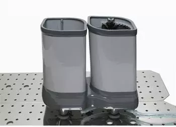 Delfin Tyre TS 2100 Desktop Gl&auml;sersp&uuml;ler, 2-Topf, gro&szlig;