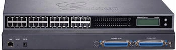 Grandstream VoIP-Gateway - Anschlüsse - 1GbE - Analogsteckplätze: - 1U