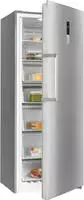 exquisit Gefrierschrank "GS380-NF-H-050D inoxlook" 185,5 cm hoch 71 cm breit