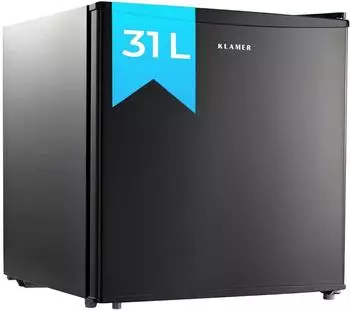 KLAMER Minigefrierschrank 31 Schwarz