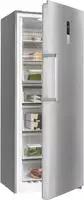 exquisit Gefrierschrank "GS380-NF-H-050E inoxlook" 185,5 cm hoch 71 cm breit 380 L