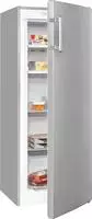 exquisit Gefrierschrank "GS231-NF-H-040D inoxlook" 143 cm hoch 54 cm breit