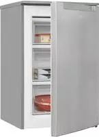 exquisit Gefrierschrank "GS81-040C inoxlook" 85,5 cm hoch 54,5 cm breit