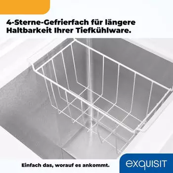 Exquisit GT5100-010E weiß – Exquisit GT5100-010E weiß: Effiziente Gefrierlösung für Ihr Zuhause