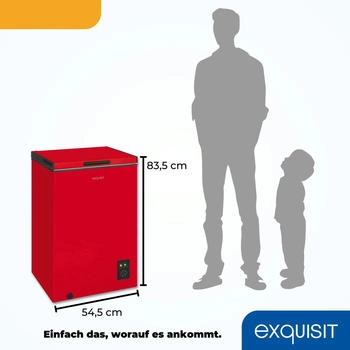 PKM GT100-050E rot – Optimale Kühlung für frische Lebensmittel