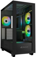 SHARKOON Rebel C60 RGB Black, Glasfenster