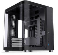 Jonsbo TK-1 2.0 Micro-ATX Geh&auml;use, Tempered Glass - schwarz
