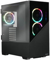 ENERMAX K8 Midnight Black, schwarz, Glasfenster