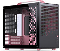 Jonsplus MATX Handle Case Z20 - Black-Pink - Geh&auml;use - Micro/Mini/Flex-ATX (Z20