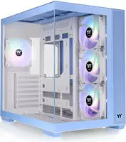 THERMALTAKE View 380 TG ARGB Hydrangea Blue, blau, Glasfenster