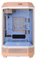 THERMALTAKE The Tower 300 Peach Fuzz, rosa, Glasfenster