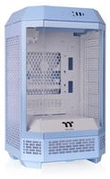 THERMALTAKE The Tower 250 Hydrangea Blue, blau, Glasfenster, Mini-ITX