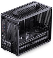 Jonsplus Z20 Mesh PC-Geh&auml;use Mini Tower Micro-ATX mit Tragegriff - schwarz (Z20 MESH