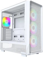 Montech X5 PC-Geh&auml;use, Midi-Tower, E-ATX, ARGB, Tempered Glass - wei&szlig; (X5 (W))