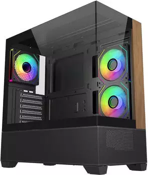 Cooler Master Elite 690 Wood schwarz