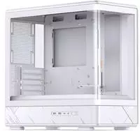Jonsbo D200 Midi-Tower, mATX, Tempered Glass, Mini Temp Display - wei&szlig; (D200 WHITE)