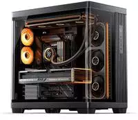 Jonsbo TK-4 Geh&auml;use Midi-Tower ATX Tempered Glass - schwarz (TK-4 BLACK)