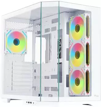 Itek ATX Dark Cave AKU tempered glass/white