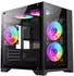 GameMax Infinity Mini BK Mini-Tower Micro-ATX, schwarz (Infinity Mini BK)