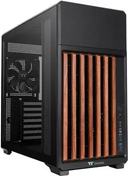 Thermaltake TR300 WS Mid-Tower-Geh&auml;use, ATX, Holzfront, Tempered Glass (TR300 WS)