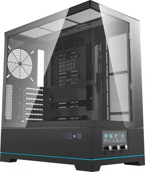 darkFlash DY451 Big Tower ATX Tempered Glass, schwarz (DY451)