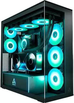 ARCTIC Xtender VG E-ATX Tower-Gehäuse, 5 ARGB-Lüfter, Tempered Glass (ACPCC00024A)