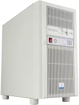 SilverStone FLP03 M-ATX Gehäuse, Retro-Design, weiß (SST-FLP03W)