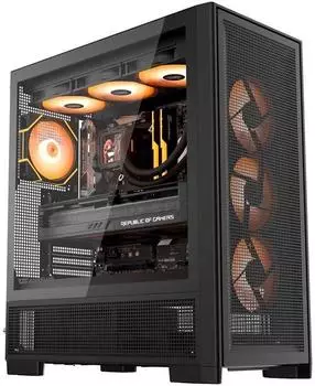 darkFlash AIRNOVA Big Tower PC-Geh&auml;use ATX/E-ATX schwarz (AIRNOVA BLK +3F)